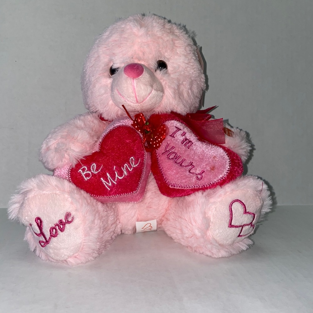 Pink Valentine’s Day bear